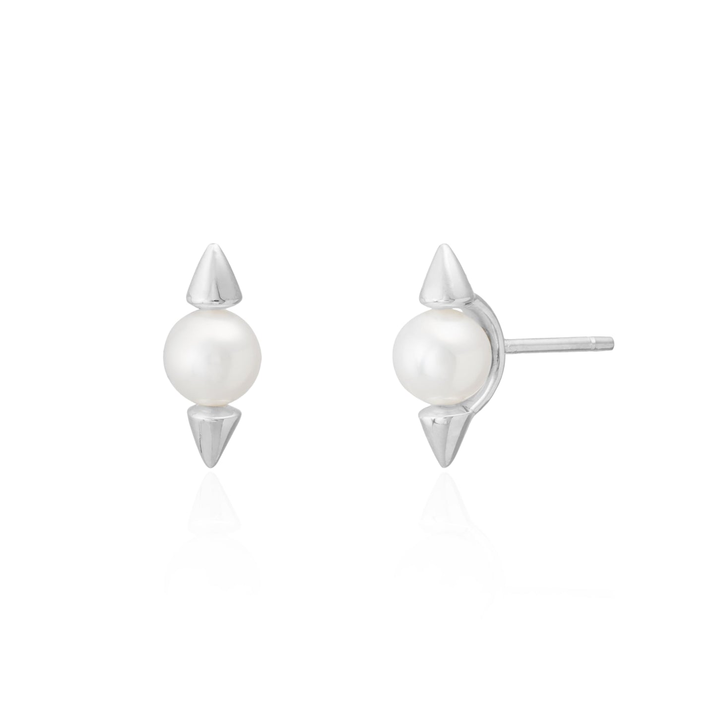 Pendientes Spike Pearl Studs