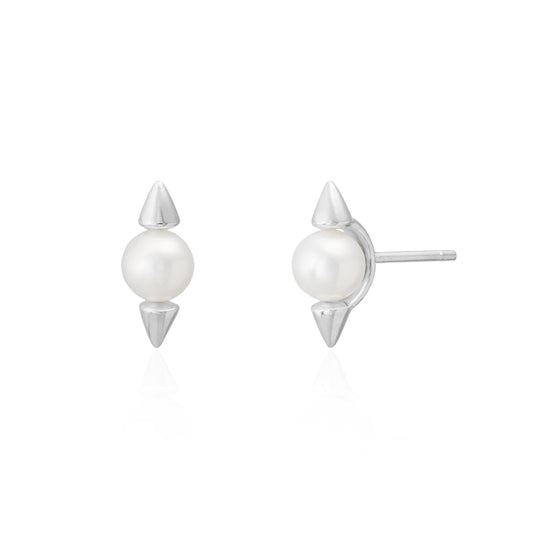 Pendientes Spike Pearl Studs