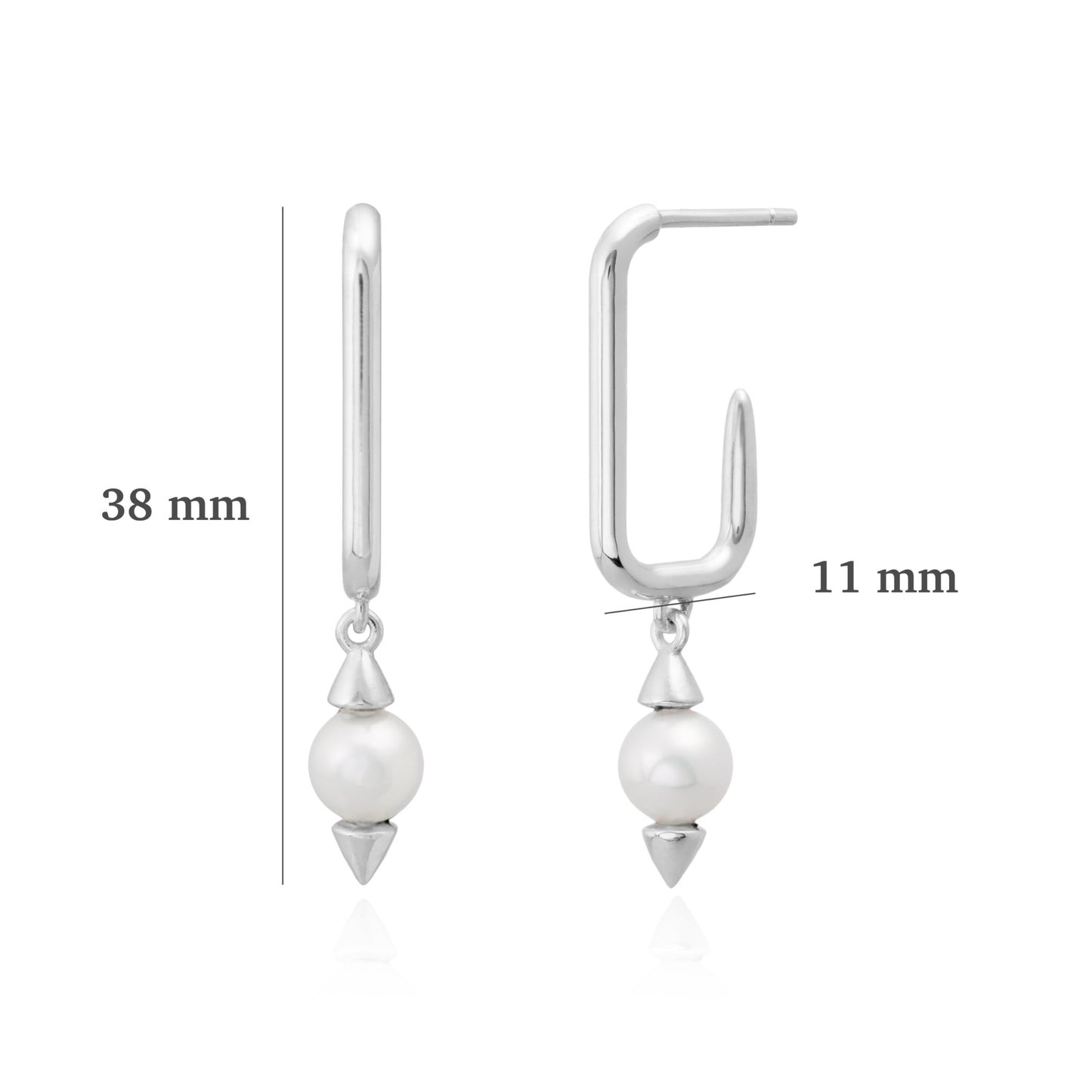 Pendientes Spike Pearl Studs 2