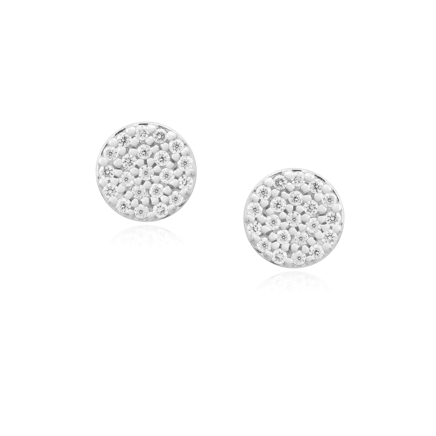 Handgefertigte Ohrringe Lumi Circle Studs | PaLu Jewelry