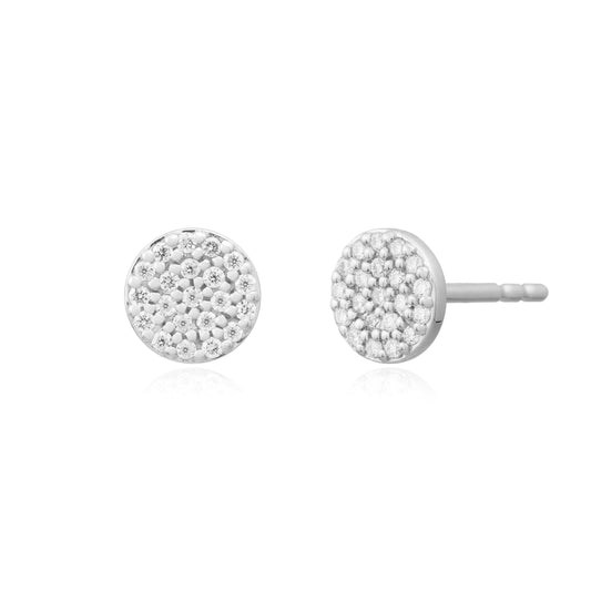 Handgefertigte Ohrringe Lumi Circle Studs | PaLu Jewelry