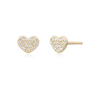 Heart Glow Studs