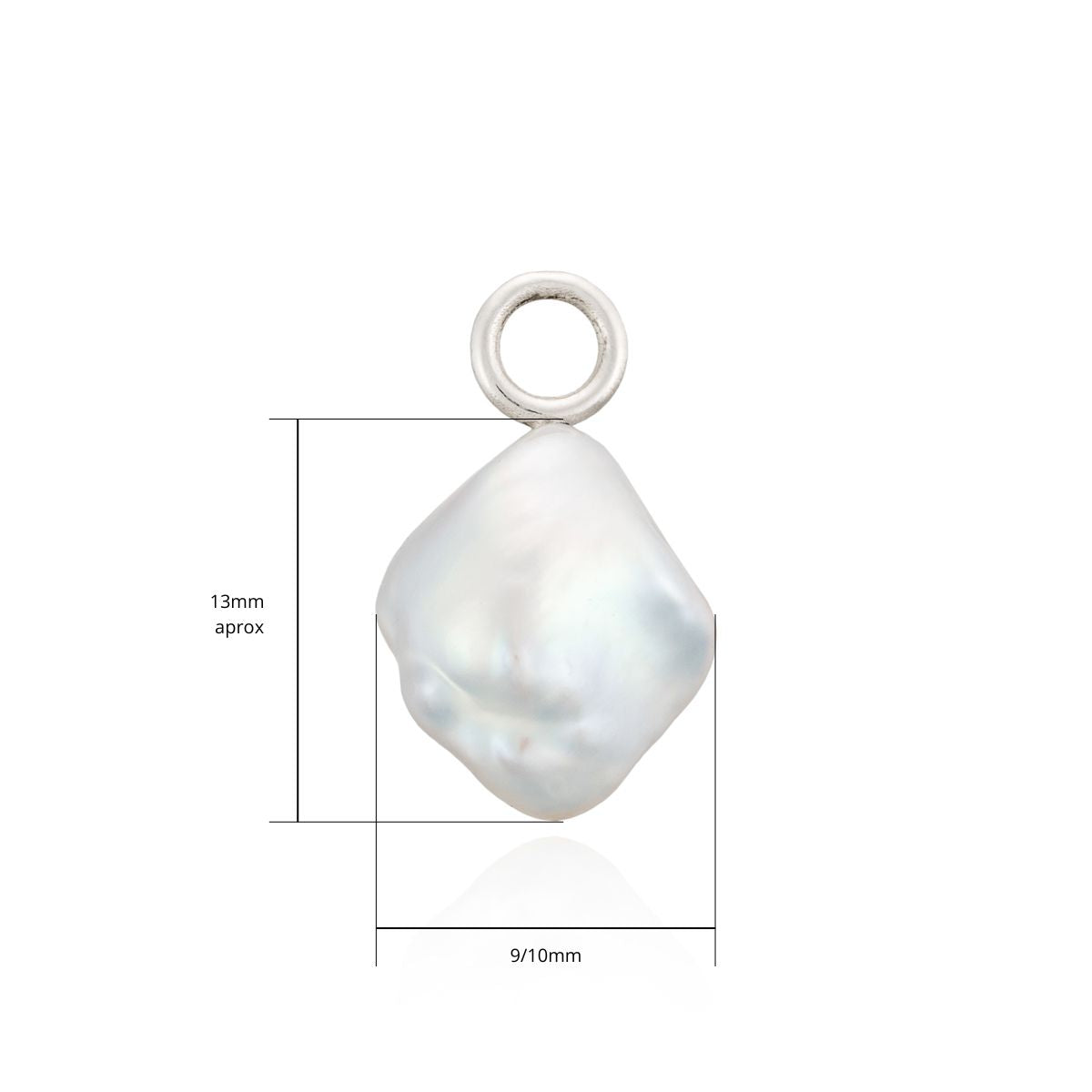 Charm para Basic Hoops – Barocca Pearl